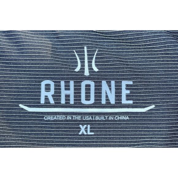 Rhone Moisture Wicking Short Sleeve Workout Shirt Men’s Black Sz. XL Quality - Picture 3 of 8